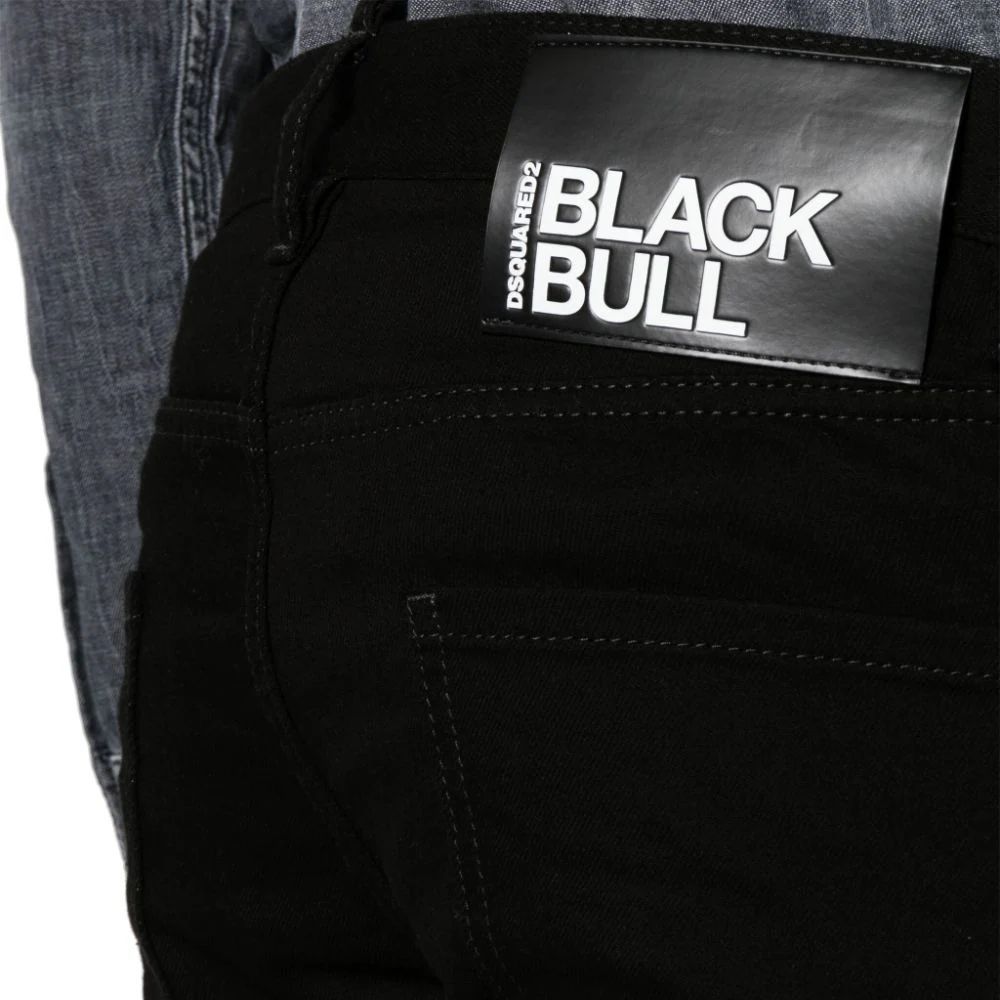 DSQUARED2 SS24  Slim Fit Stretch Mid-Rise Black Jeans S74LB1426S30564-900 圖 6