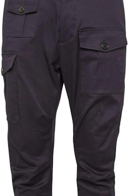 DSQUARED2 SS24 修身錐形卡其褲 海軍藍 S74KB0909S39021-476 Details for DSQUARED2 SS24 修身錐形卡其褲 海軍藍 S74KB0909S39021-476