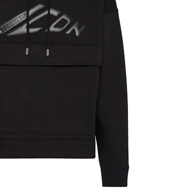 Dsquared2 SS24 黑色連帽衫 字母標誌印花 S79GU0129D25007-900 Purchase Dsquared2 SS24 黑色連帽衫 字母標誌印花 S79GU0129D25007-900