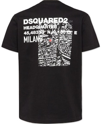 DSQUARED2 男士黑色短袖T恤 SS24 带标志印花 S74GD1338D20020 Lookbook DSQUARED2 男士黑色短袖T恤 SS24 带标志印花 S74GD1338D20020