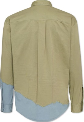 DSQUARED2 SS24 拼色標誌印花長袖襯衫 青苔綠 男款 S74DM0842S35175-709 Lookbook DSQUARED2 SS24 拼色標誌印花長袖襯衫 青苔綠 男款 S74DM0842S35175-709