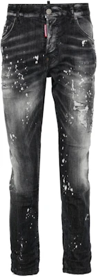 DSQUARED2 SS24 Celana Jeans Slim Fit Distressed Smoke Black Pria. S71LB1373S30503-900 Order DSQUARED2 SS24 Celana Jeans Slim Fit Distressed Smoke Black Pria. S71LB1373S30503-900