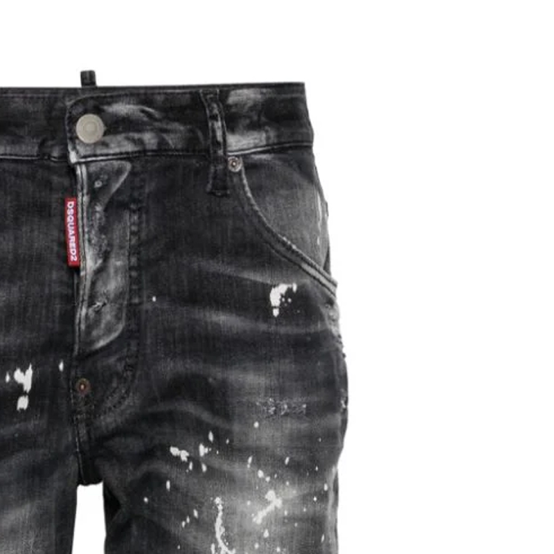 DSQUARED2 SS24 Distressed Button Slim Fit Jeans Men Smoke Black. S71LB1373S30503-900 圖 7