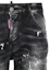 Sizing DSQUARED2 SS24 Celana Jeans Slim Fit Distressed Smoke Black Pria. S71LB1373S30503-900
