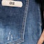 Sizing DSQUARED2 SS24 男士蓝色直筒破洞牛仔裤 S71LB1366S30342-470