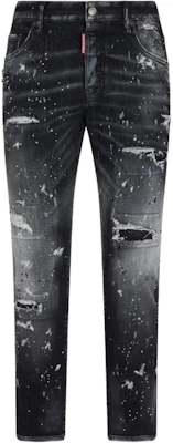 DSQUARED2 SS24 Distressed Paint Splatter Jeans Men Black S71LB1396S30503-900 Buy DSQUARED2 SS24 Distressed Paint Splatter Jeans Men Black S71LB1396S30503-900