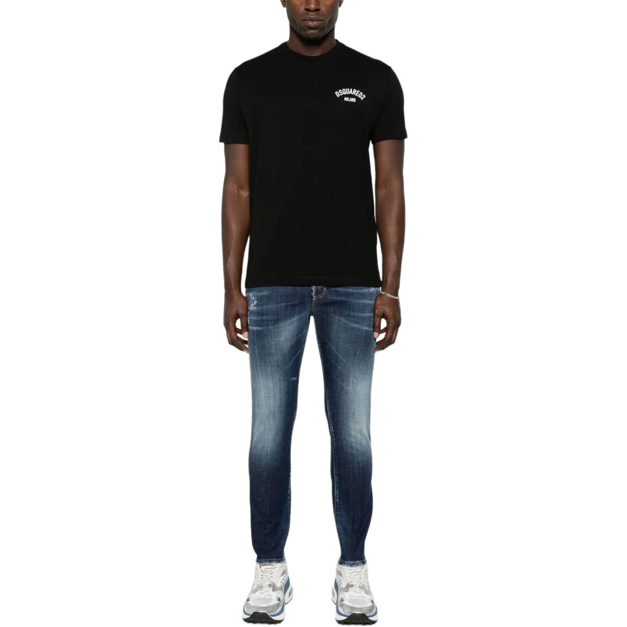 DSQUARED2 SS24 Distressed Slim Fit Button Mid-Rise Jeans Indigo  Denim. S71LB1402S30664-470 圖 3