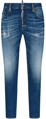 DSQUARED2 SS24 復古低腰修身標誌牛仔褲 男款 靛藍色 S71LB1384S30342-470 Order DSQUARED2 SS24 復古低腰修身標誌牛仔褲 男款 靛藍色 S71LB1384S30342-470