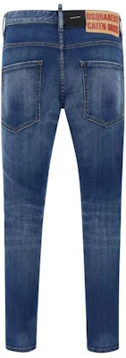 DSQUARED2 SS24 復古低腰修身標誌牛仔褲 男款 靛藍色 S71LB1384S30342-470 Lookbook DSQUARED2 SS24 復古低腰修身標誌牛仔褲 男款 靛藍色 S71LB1384S30342-470