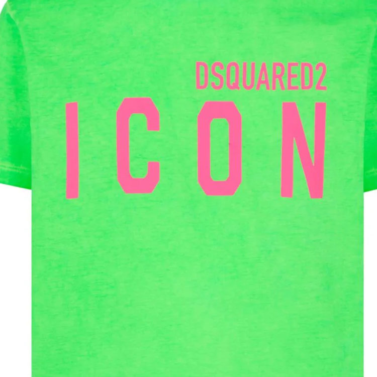 Details for DSQUARED2 SS24 綠色標誌印花圓領T恤 S79GC0090S22427-910