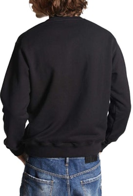 DSQUARED2 SS24 健身宽松版型黑色动物印花圆领卫衣套头衫 S74GU0759S25551-900 Shop DSQUARED2 SS24 健身宽松版型黑色动物印花圆领卫衣套头衫 S74GU0759S25551-900