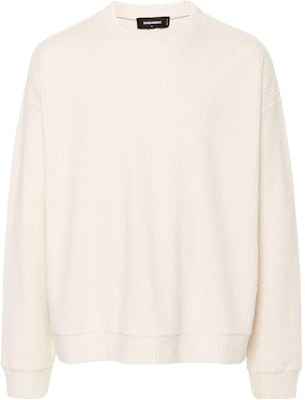 DSQUARED2 SS24 象牙白標誌針織圓領毛衣 S74GU0824D20024-101 Buy DSQUARED2 SS24 象牙白標誌針織圓領毛衣 S74GU0824D20024-101