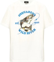 DSQUARED2 SS24 Logo Print Crew Neck Short Sleeve Tee White S74GD1318D20020-100 DSQUARED2 SS24 Logo Print Crew Neck Short Sleeve Tee White S74GD1318D20020-100