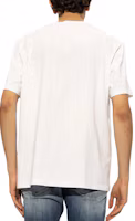 Shop DSQUARED2 SS24 Logo Print Crew Neck Short Sleeve Tee White S74GD1318D20020-100