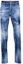 Buy DSQUARED2 SS24 Paint Button Slim Fit Blue Jeans Men. S71LB1364S30872-470
