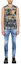 Lookbook DSQUARED2 SS24 Paint Button Slim Fit Blue Jeans Men. S71LB1364S30872-470