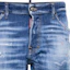 Sizing DSQUARED2 SS24 Paint Button Slim Fit Blue Jeans Men. S71LB1364S30872-470