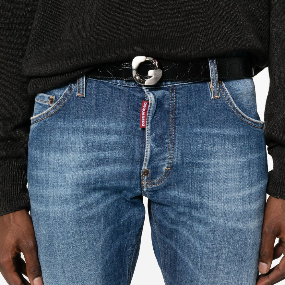 Details for DSQUARED2 男士 SS24 修身破洞深藍牛仔褲 S74LB1573S30872-470