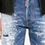 Details for DSQUARED2 SS24 Slim Straight Washed Indigo Denim Jeans for Men. S71LB1463S30342-470