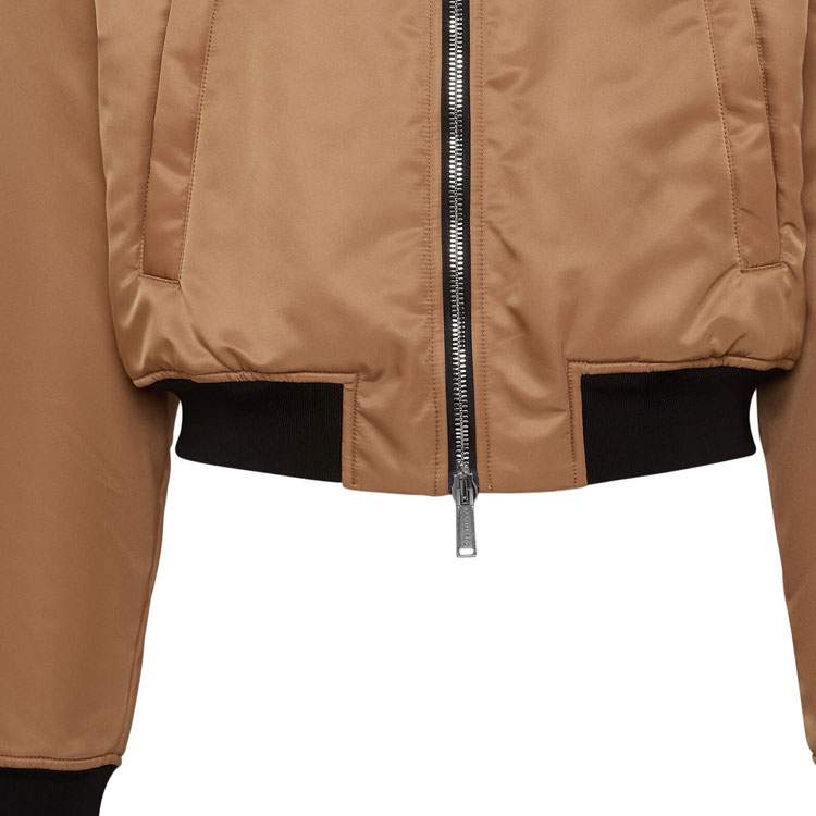 DSQUARED2 SS24 Solid Zip-Up Short Bomber Jacket Caramel Brown S71AN0578S35411-124 圖 6