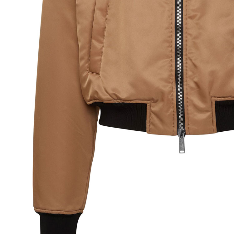 DSQUARED2 SS24 Solid Zip-Up Short Bomber Jacket Caramel Brown S71AN0578S35411-124 圖 7