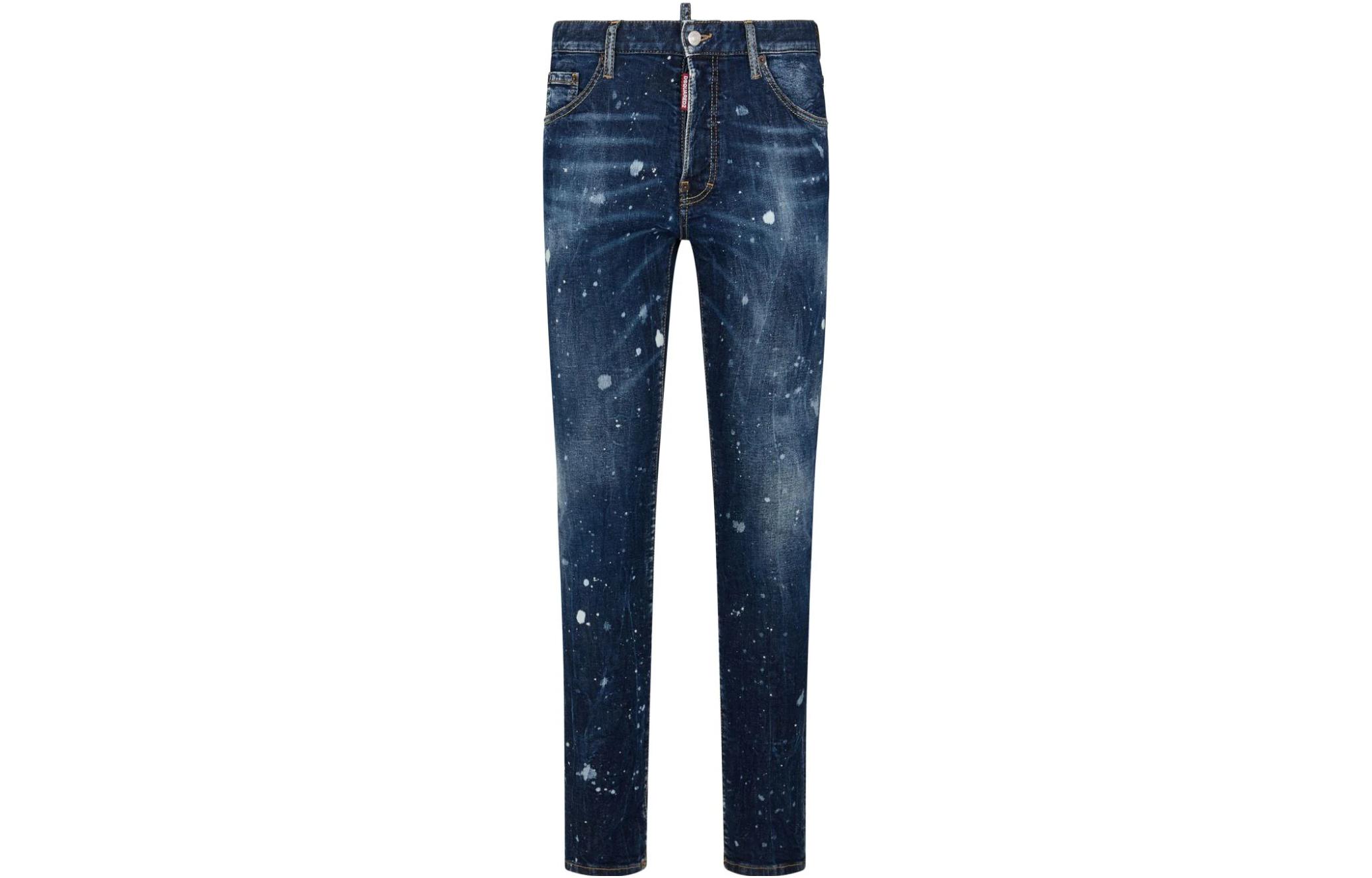 DSQUARED2 SS24 Splatter Effect Slim Fit Jeans Men Indigo Blue S74LB1484S30805-470 圖 2