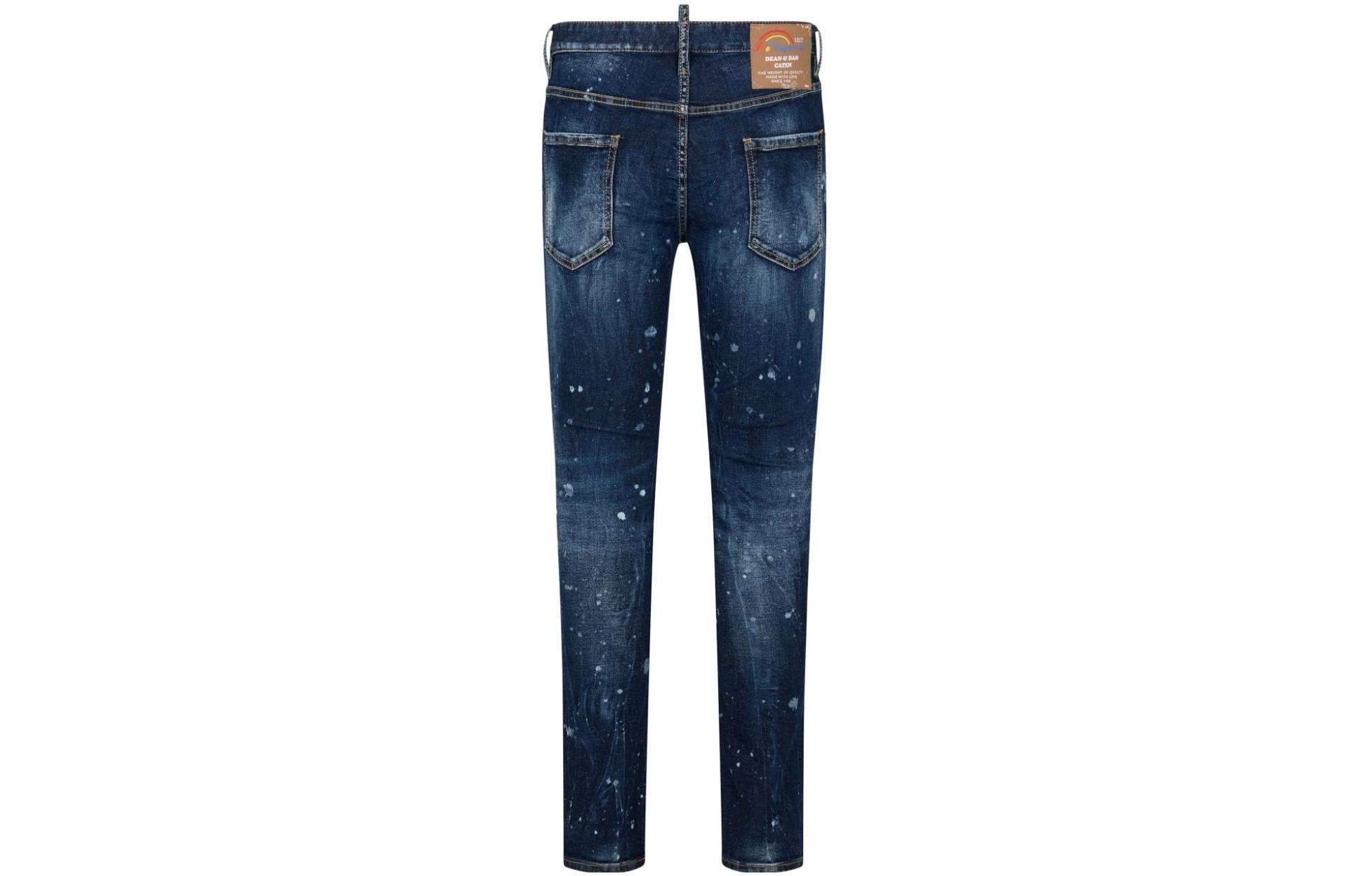 DSQUARED2 SS24 Splatter Effect Slim Fit Jeans Men Indigo Blue S74LB1484S30805-470 圖 3
