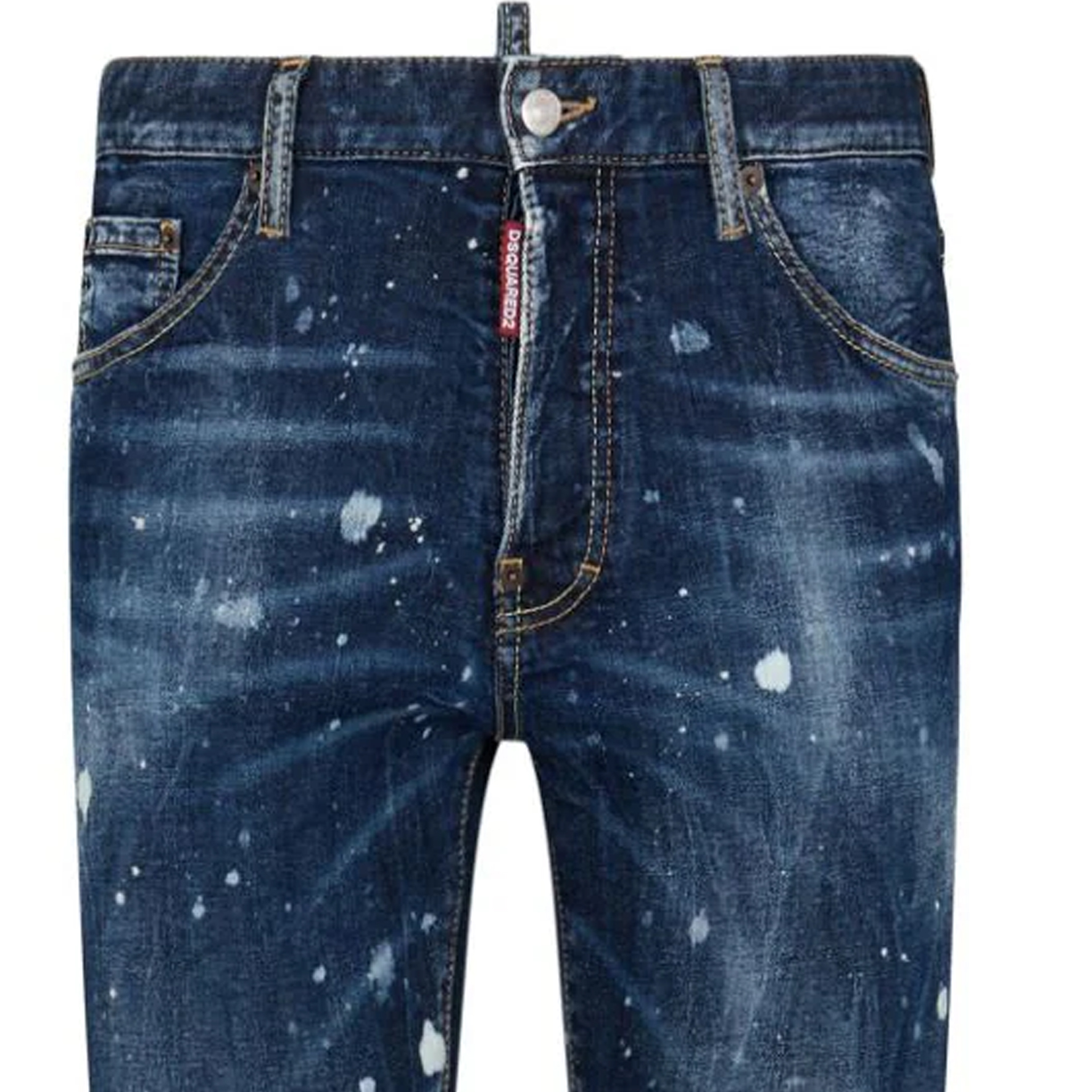 DSQUARED2 SS24 Splatter Effect Slim Fit Jeans Men Indigo Blue S74LB1484S30805-470 圖 4