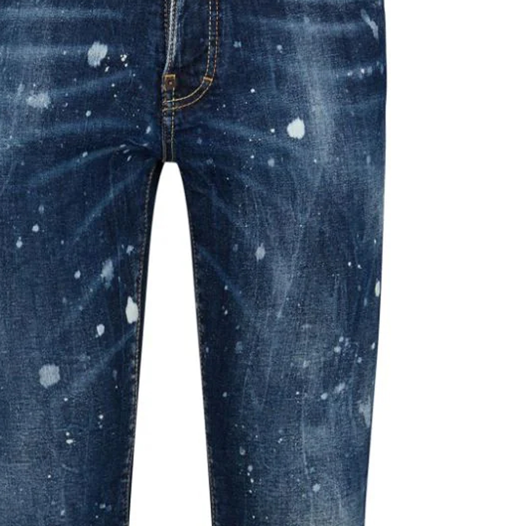DSQUARED2 SS24 Splatter Effect Slim Fit Jeans Men Indigo Blue S74LB1484S30805-470 圖 5