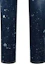 Sizing 디스퀘어드2 SS24 스플래터 슬림핏 진 남성 인디고 블루 S74LB1484S30805-470