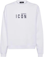 Dsquared2 SS24 White Crewneck Sweatshirt with Logo Print. S79GU0133S25516-100 Dsquared2 SS24 White Crewneck Sweatshirt with Logo Print. S79GU0133S25516-100