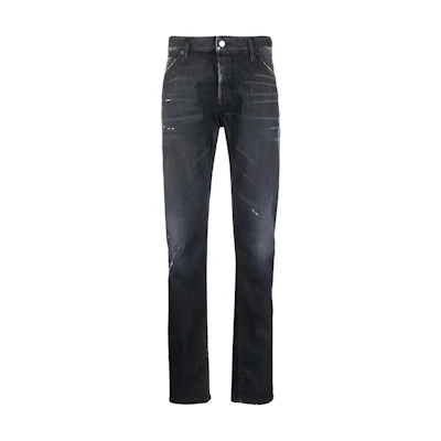 DSQUARED2 Washed Distressed Pocket Jeans Men’s Black. S71LB1139S30357-900