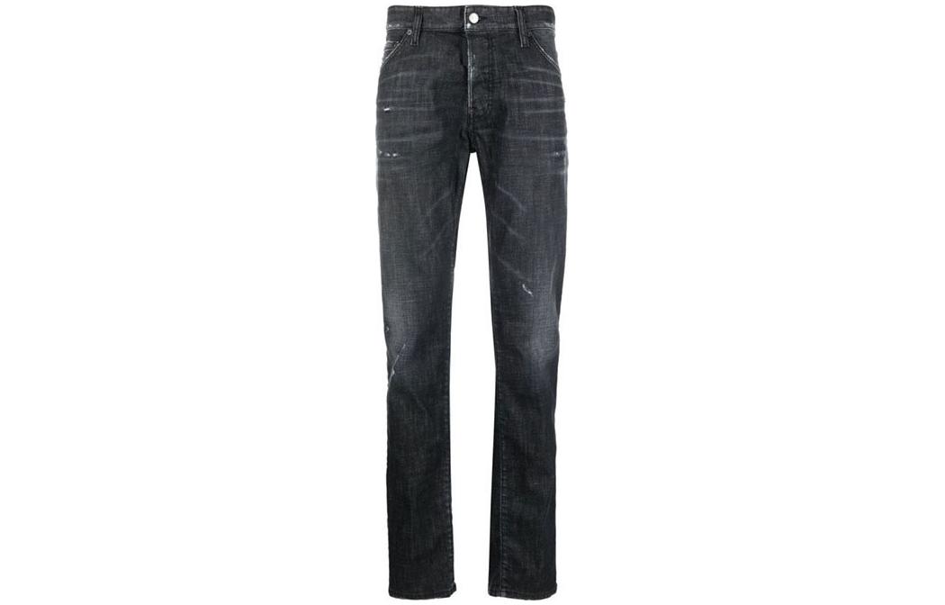 DSQUARED2 Washed Distressed Pocket Jeans Men’s Black. S71LB1139S30357-900 圖 2