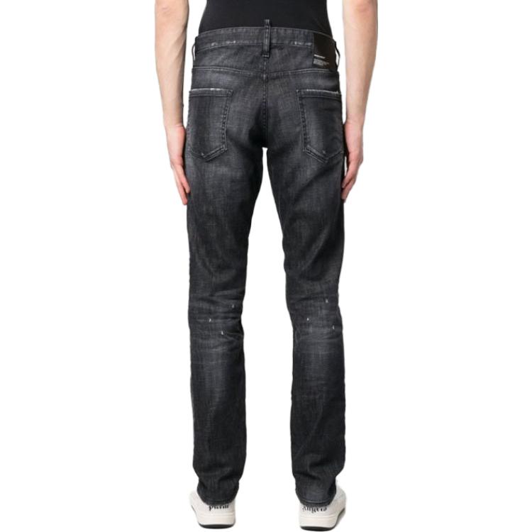 DSQUARED2 Washed Distressed Pocket Jeans Men’s Black. S71LB1139S30357-900 圖 4