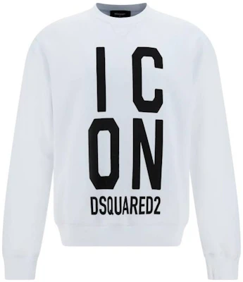 Dsquared2 白色字母印花長袖圓領衛衣 S79GU0107S25516-100 Buy Dsquared2 白色字母印花長袖圓領衛衣 S79GU0107S25516-100