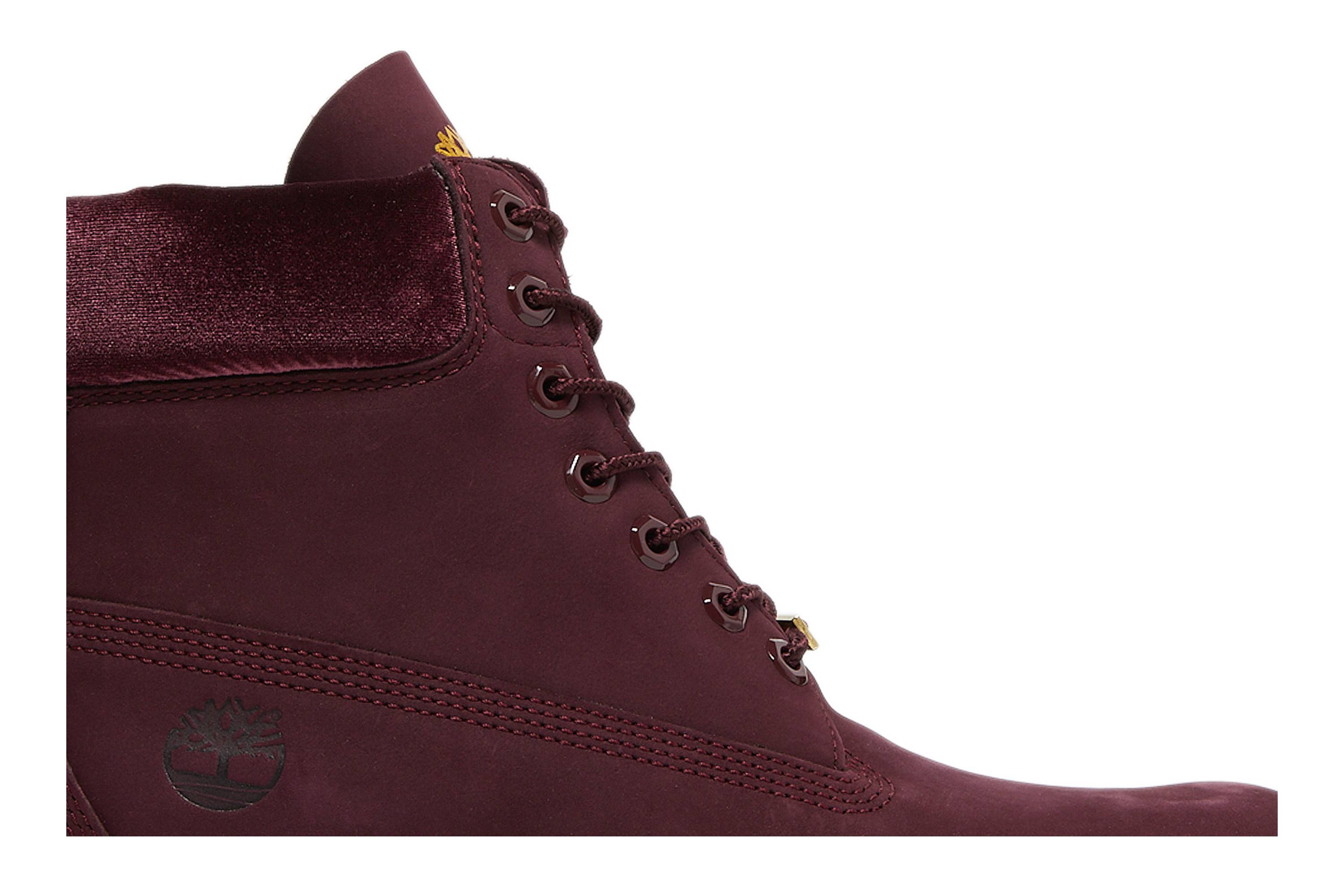 DTLR Timberland 6 Inch PRM Boot 'Burgundy Velvet' 圖 2