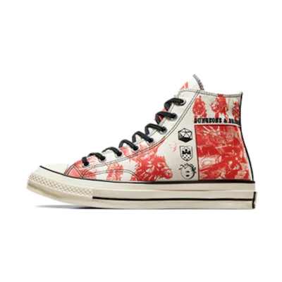 Dungeons & Dragons Converse Chuck Taylor All Star High 'Egret Red'
