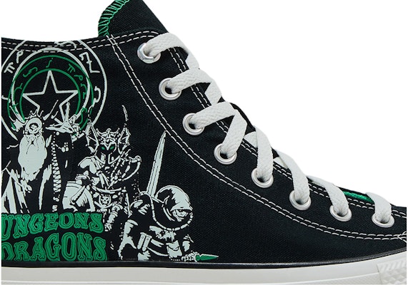 Dungeons & Dragons x Converse Chuck Taylor All Star High 'Black Green' A09885C Order Dungeons & Dragons x Converse Chuck Taylor All Star High 'Black Green' A09885C