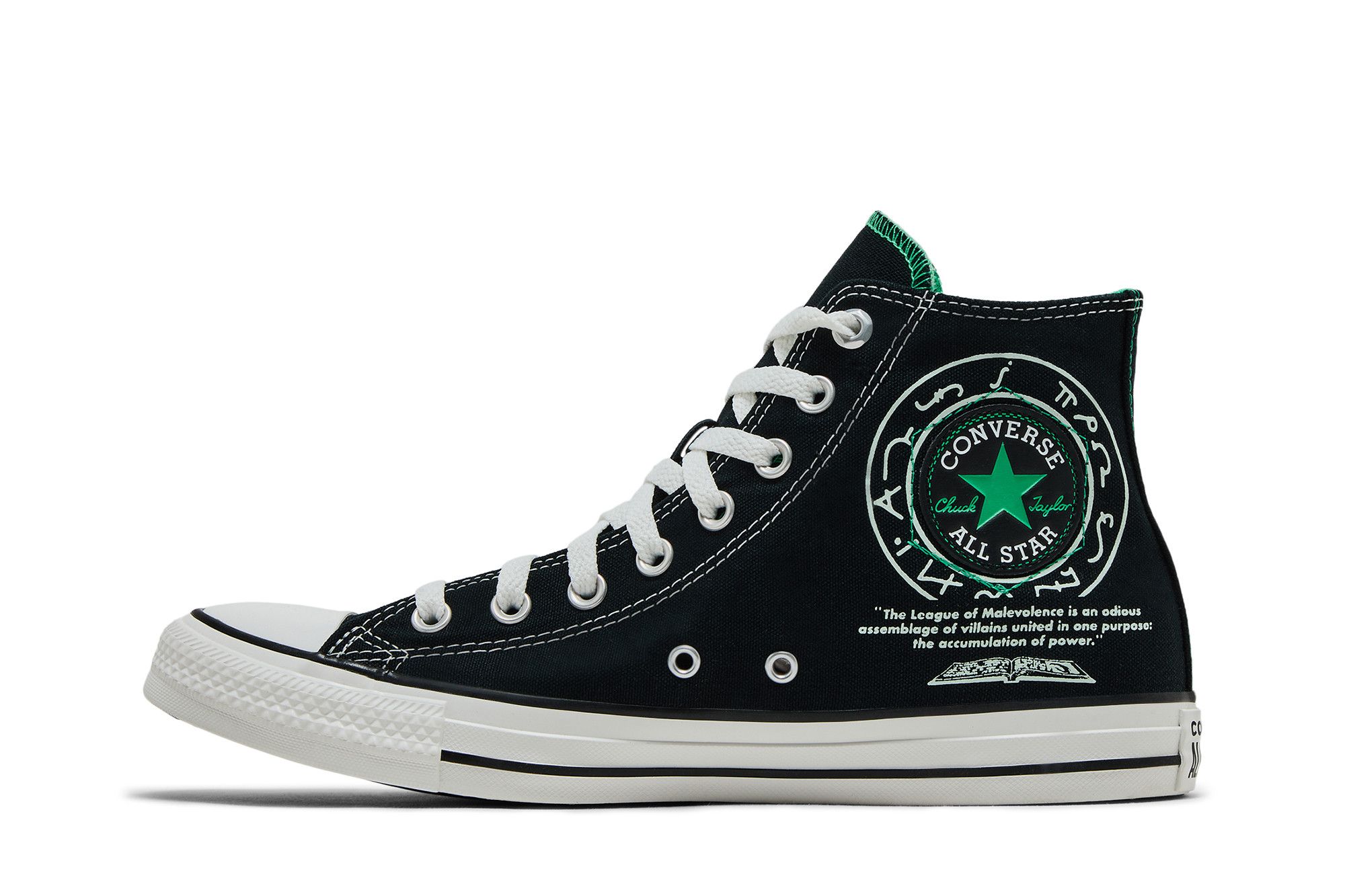 Lookbook Dungeons & Dragons x Converse Chuck Taylor All Star Alta 'Negro Verde' A09885C