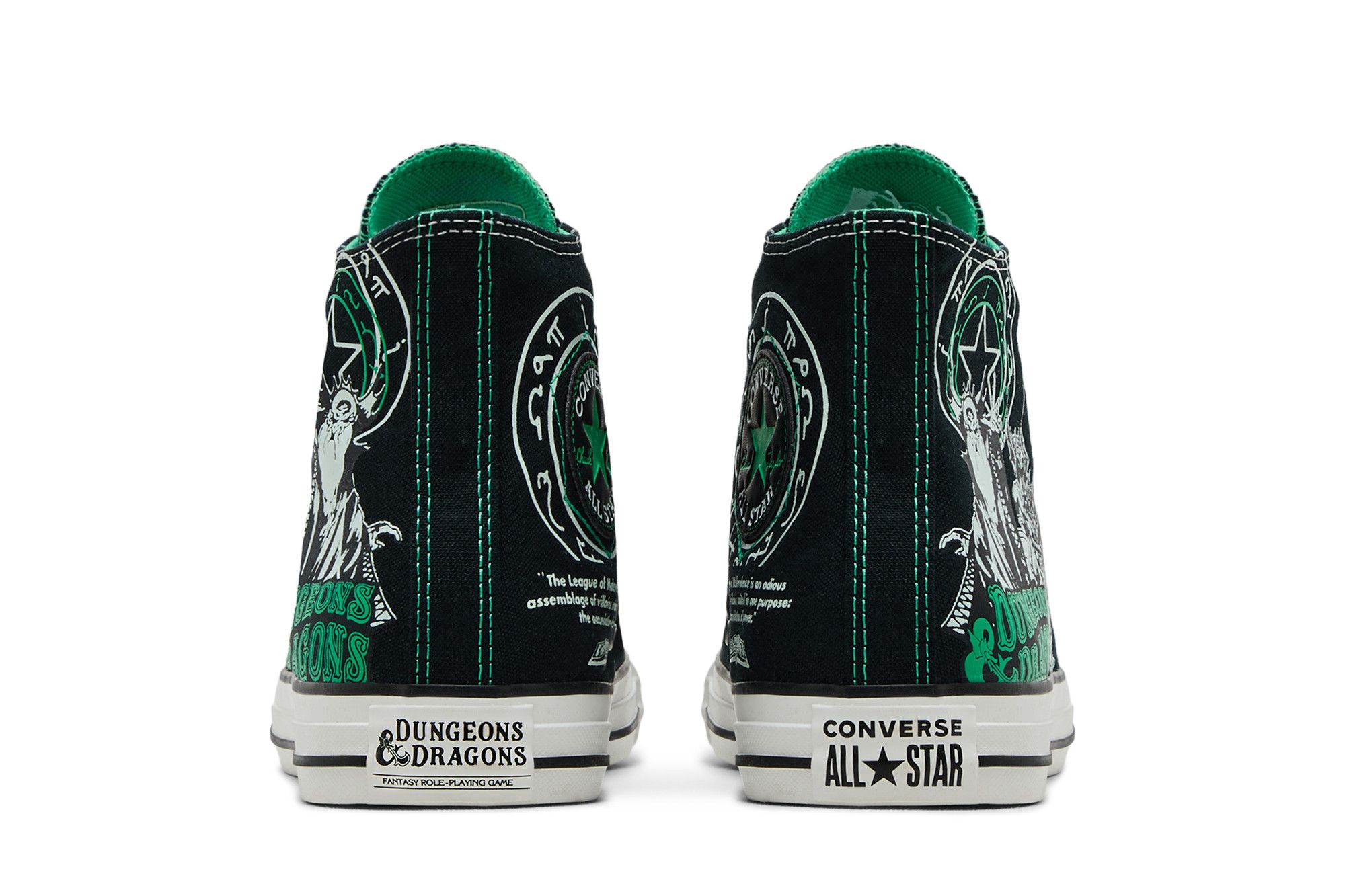 Details for Dungeons & Dragons x Converse Chuck Taylor All Star Alta 'Negro Verde' A09885C