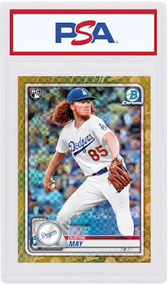 Dustin May 2020 Bowman Chrome X Rookie Gold X-Fractor /3 #96 Buy Dustin May 2020 Bowman Chrome X Rookie Gold X-Fractor /3 #96