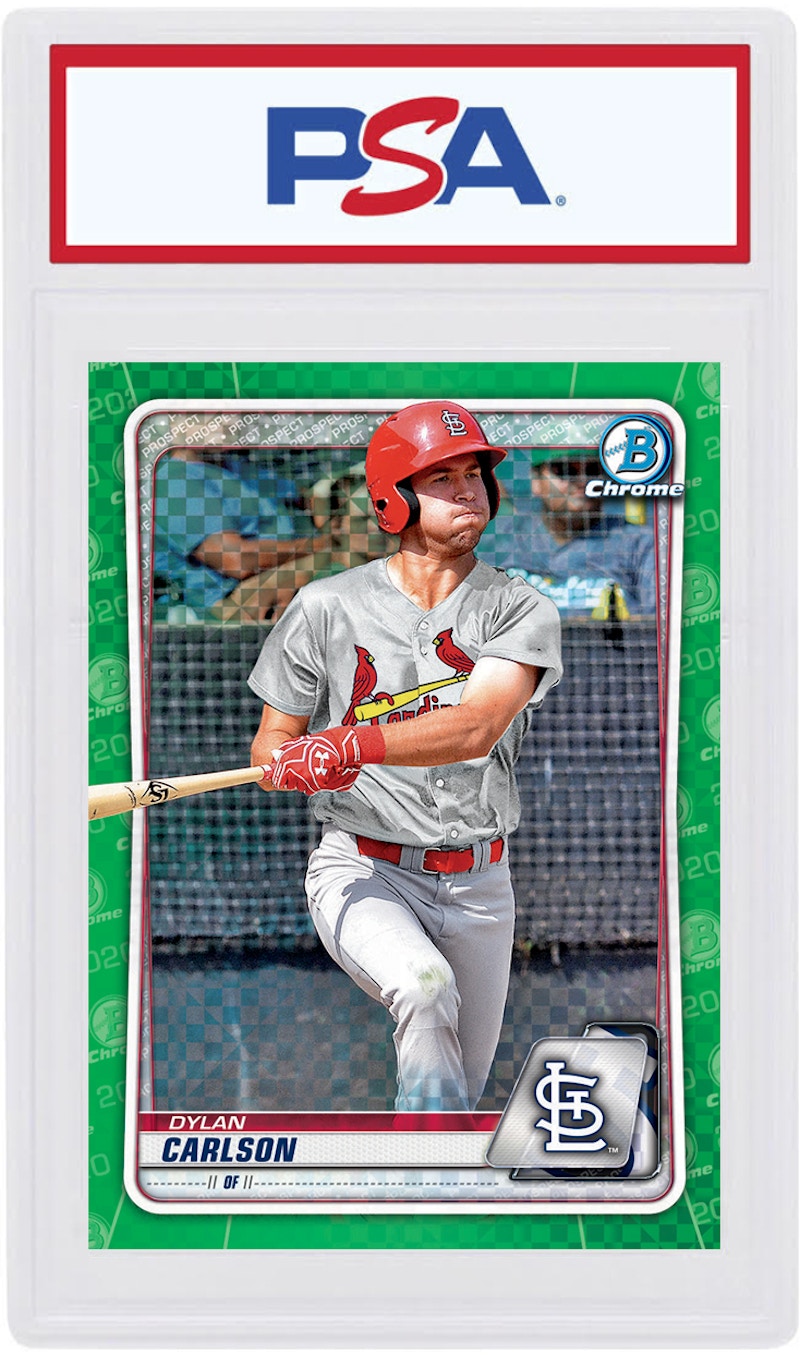 Buy Dylan Carlson 2020 Bowman Chrome X Hijau X-Fractor /31 #BCP-236