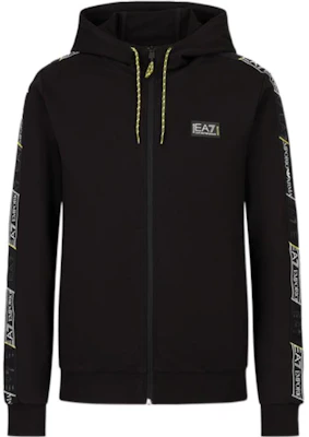 EA7 Emporio Armani SS23 Black Hoodie with Logo Taping for Men 3RPM09-PJ05Z-1200 Buy EA7 Emporio Armani SS23 Black Hoodie with Logo Taping for Men 3RPM09-PJ05Z-1200