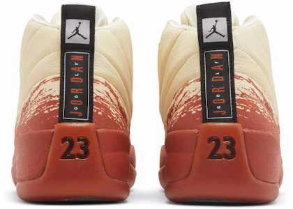 Eastside Golf x Air Jordan 12 'Muslin/Hitam Sunrise Terbakar' DV1758-108 Details for Eastside Golf x Air Jordan 12 'Muslin/Hitam Sunrise Terbakar' DV1758-108