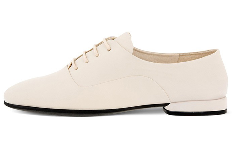 ECCO Anne Series Leather Flat Casual Sneaker 'Lime' 20821301378
