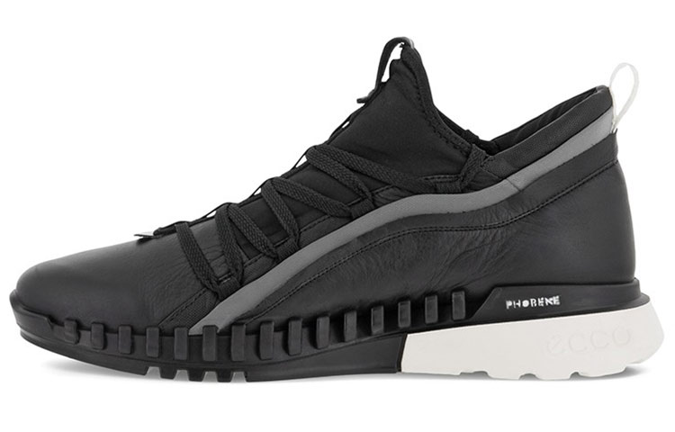 Buy ecco愛步 酷飛 牛皮 減震輕便 低筒 運動休閒鞋 男款 黑色