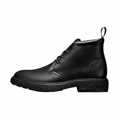 ECCO Cool Hybrid 'Glossy Black Leather Boot'