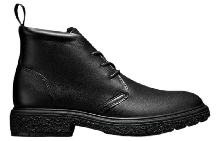 ECCO Cool Hybrid 'Glossy Black Leather Boot' 圖 2