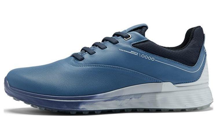 ECCO Golf S3 Leather Waterproof Breathable Casual Shoes Men’s Ocean Blue. 10294460614