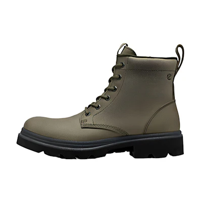 ECCO Innovation Series Leather Ankle Boot 'Military Green'